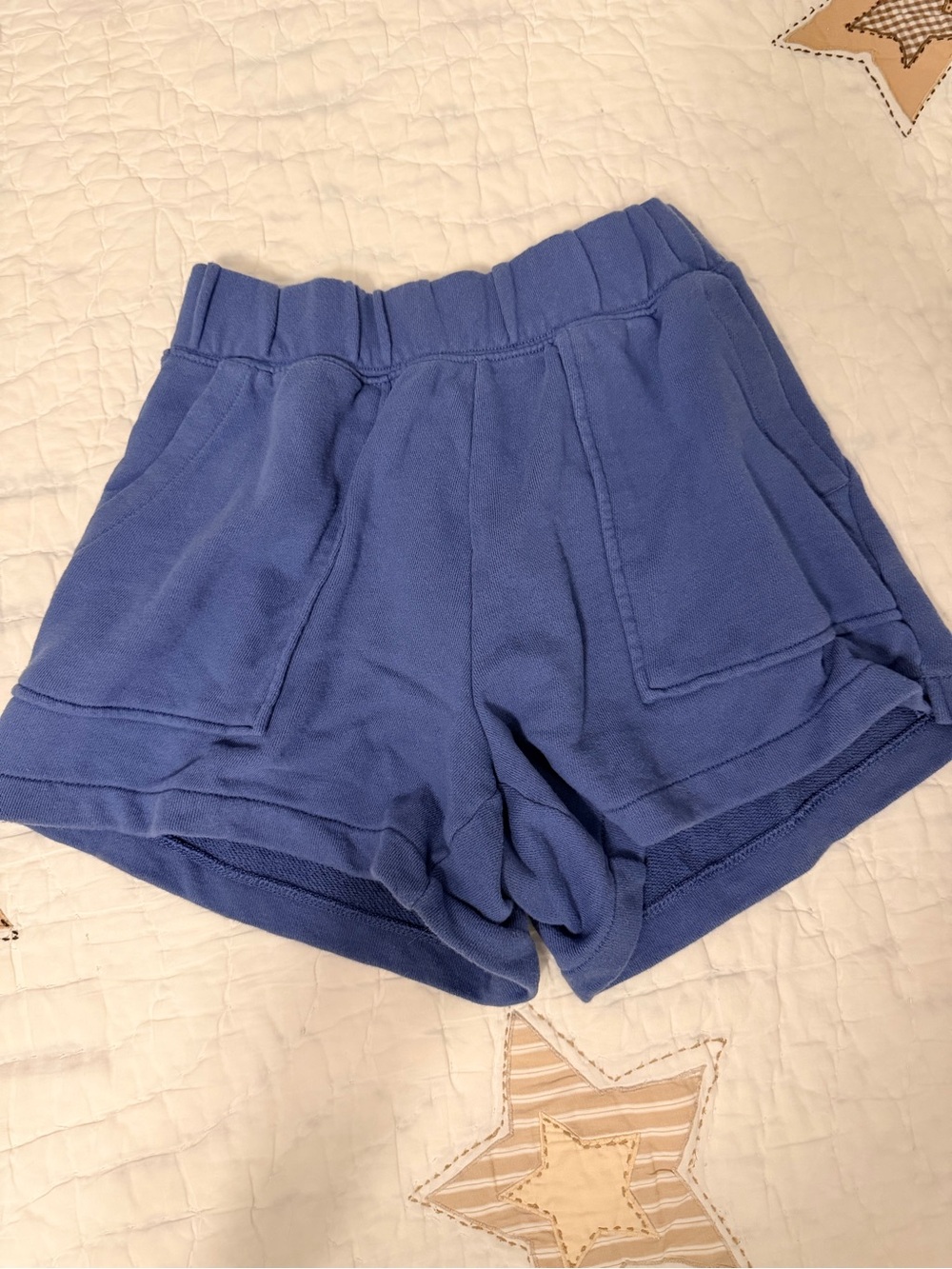 Aerie Go To Fleece shorts blue